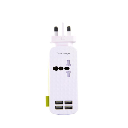 UK Plug Universal Travel 4 Port USB Chargeur