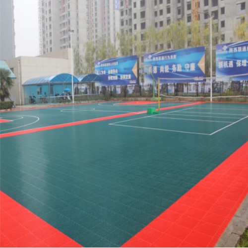 Multipurpose Outdoor Interlocking Sport Tiles-Edelweiss