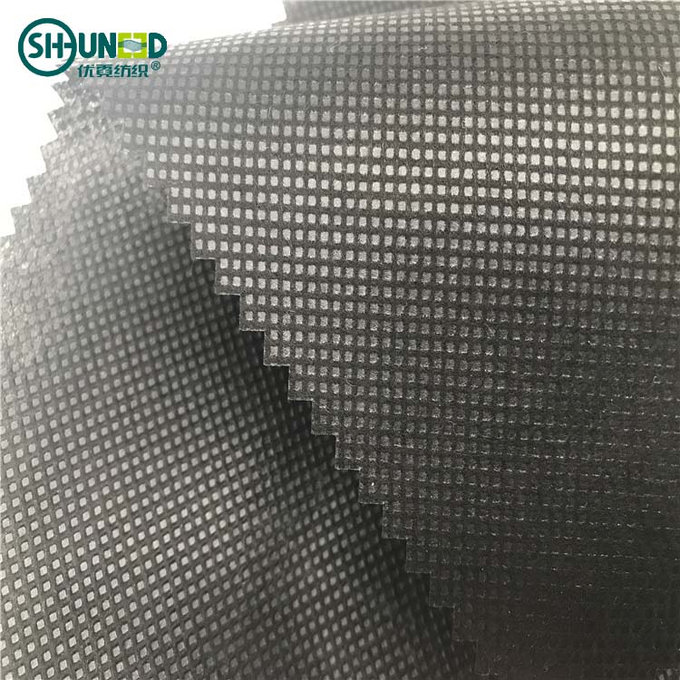 50gsm Black Eco-Friendly PP Spunbond Non Woven Fabric Rolls for Bags Manufacturing