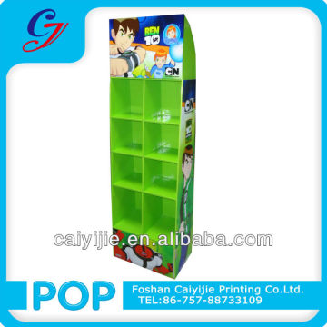 promotional e paper dispaly stand/shelf/rack/case with unit box
