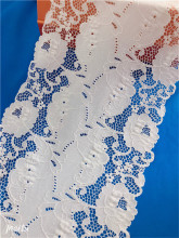New Lace Designs Spandex Nylon Stretch Lace Trim