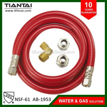 60 inch RED Dishwasher Installation tube with brass fittings