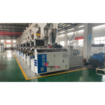 PVC Plastic Powder Double Screw extruder machine