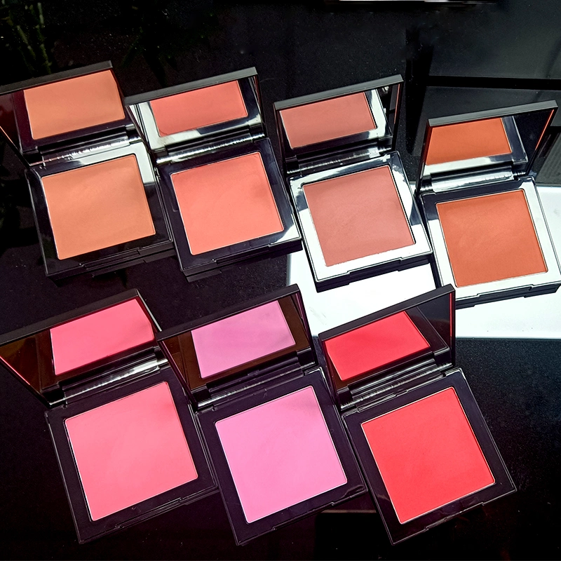 Loose Powder Face Blushes Make up Face Blush Private Label Bulk Pink Blush Compact