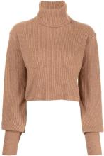 Custom women funnel neck sweater