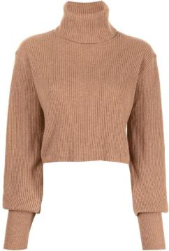 Custom women funnel neck sweater