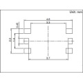 3.5 × 3.2mm Jenis Aksi Ganda Tipis