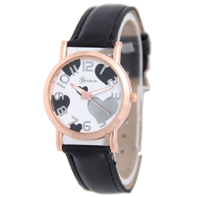 New Casual watch hot sale leather ladies watch