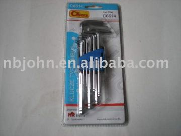 9PCS HEX KEY SET