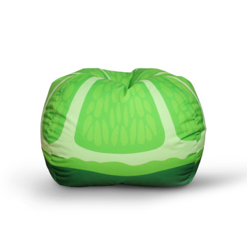 Couleur verte Fruit pattern Chaise de sac de plancher