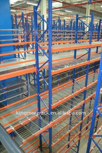 Wire decking for rack