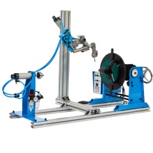 Welding Turn Table 200kg with Gun Holder and Pneumatic Tailstock Stop