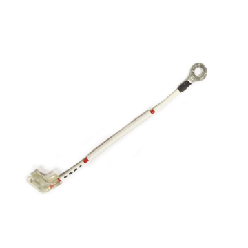 Flag quick-disconnect terminal with nylon cover cable