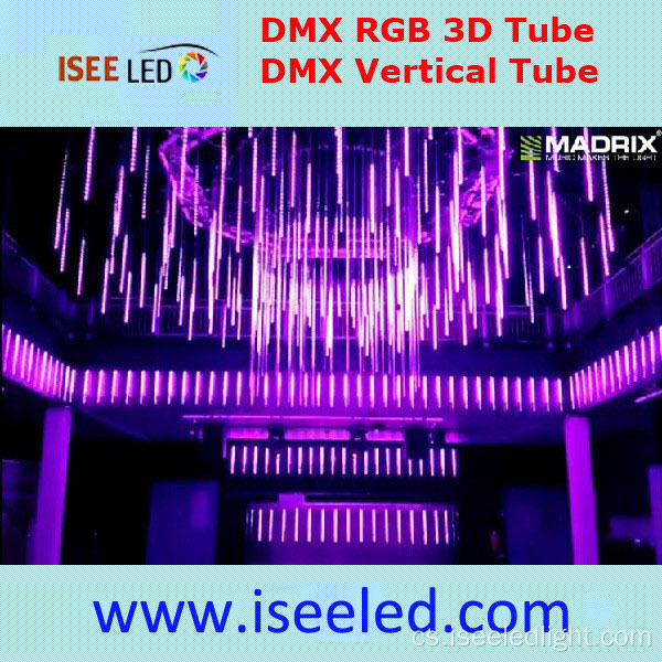 3D efekt RGB pixel LED trubice pro tyč