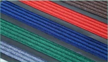 Professional commercial carpet ribbed design mat