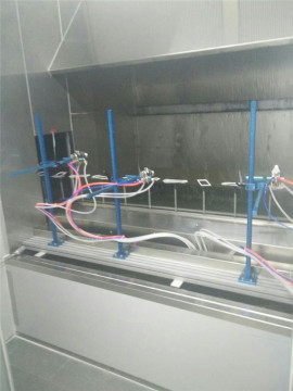 Automatic UV spray painting line