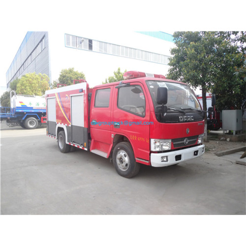 Dongfeng 4x2 RHD LHD phi hành đoàn taxi 3 tấn chữa cháy
