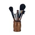 Conjunto de cepillo de maquillaje sintético de cabra de 7 pcs de cabra