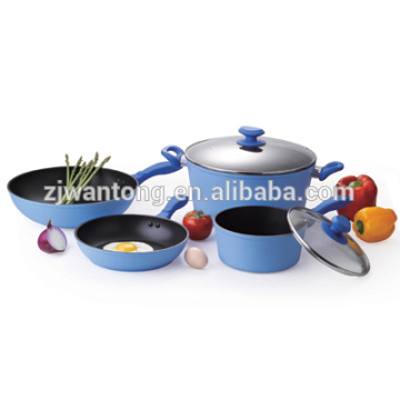 2014new Aluminum marble coating cookware set,stone coating cookware set,cooking pan set, frying pan