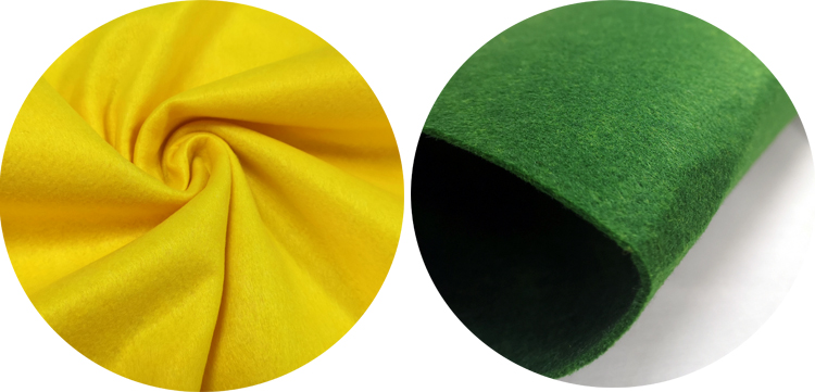 Needle Punched Nonwoven 100% Polyester Fabric Fiber Felt Multicolor Fet