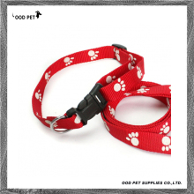Red Nylon Webbing Dog Collar