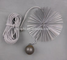Chemney brush , steel wire brush , chimney brush with steel ball