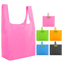 Customized Polyester Foldaway Shopping Bag with Logo