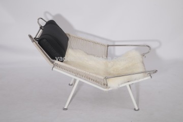 Hans Wegner lounge chair PP 225 Flag Halyard Chair reproduction