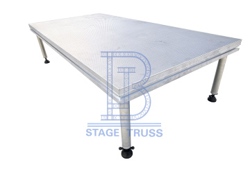 Aluminum stage platform