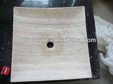 2013 Hot sale travertine sink