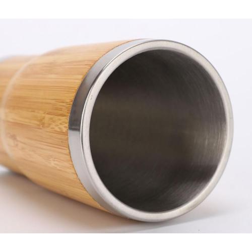 450ML Bamboo Stainless Steel Coffee Mug