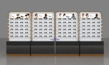 Modern Eyewear Showcase Builder Optical Display Cabinet