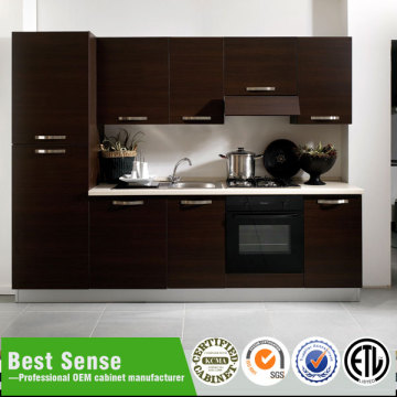 Coffee melamine kitchen cabinet