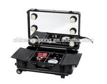 HX-BL152 Mini Studio portable rolling trolley Makeup Case