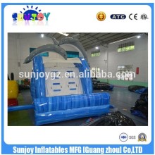 Cute Dolphin Inflatable Dry Slide Inflatable Stair Slide for Sales