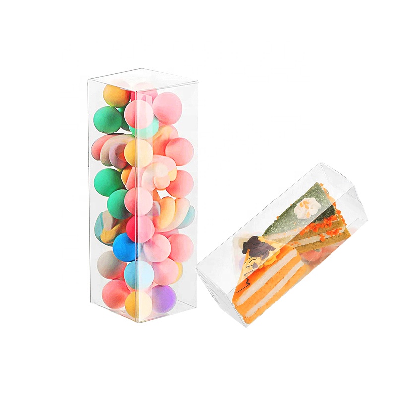 Anpassad tydlig acetat Halloween Candy Transparent Box Plastic Plastic