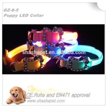 Puppy Led dog collar with cheap stuff for wholesale