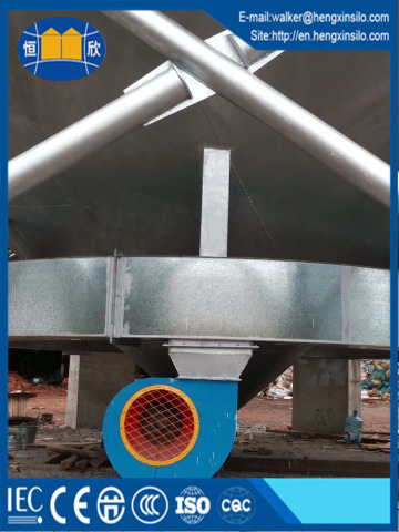 aeration/ air ventilation system of silo