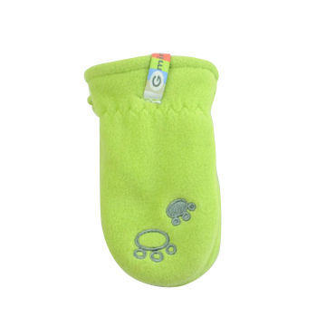 Baby mitten, made of microfiber fleece