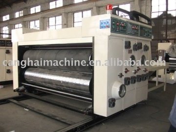 two colour printing slotting die-cutter machine