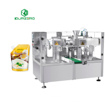 Cooking Oil Stand Up Pouch Liquid Filling Machine