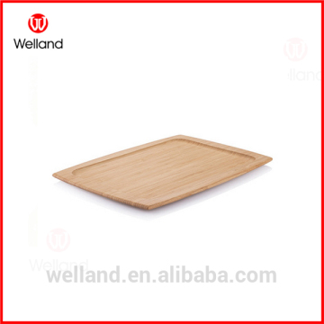 square bamboo fruit tray