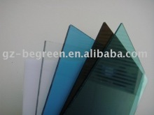 PC solid sheet/ PC sheet,polycarbonate blue flat sheet,plexiglass