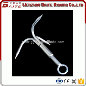 Chinese Supplier Stainless Steel Climbing Hook Claw Grappling Wholesale