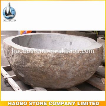 Natural Stone Cheap Marble Round Stone Bathtubs