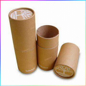 wooden color pencil in ruler tube box, paper tube box