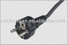 Waterproof vde power cords