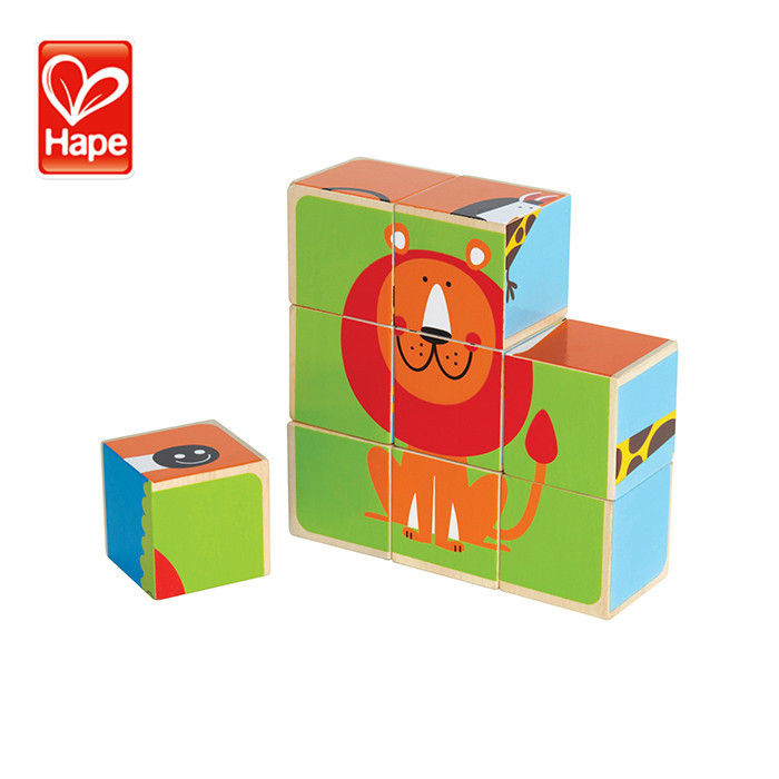 Hape 3D Puzzle Game Handmade Wooden Toy For Age Group 24M+