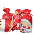 Neue Weihnachtstasche PE-Santa Claus Elch Candy-Bag