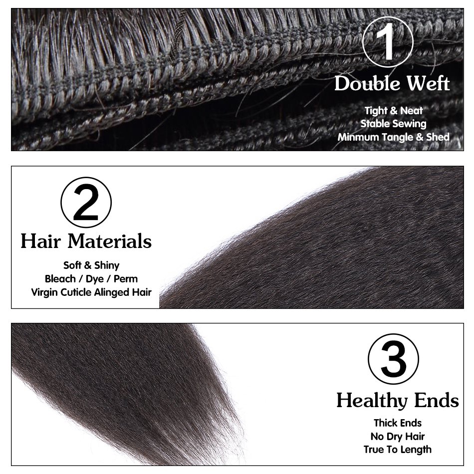10A Grade Virgin Peruvian Hair Human 100% Raw Unprocessed Peruvian Hair Bundles Kinky Straight Weave Hair